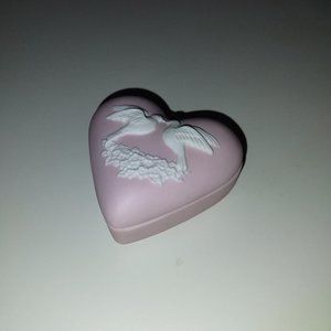 Glass George Good Heart Shaped Candle Holder